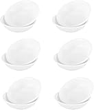 Saucenschälchen, Runde Dipschälchen，Dip Schüsseln Dessertschalen,für Snack Sushi Sojasauce Saucen, Gewürzen,Beilagen,Frucht und Snacks, Weiße Dippschälchen Mini Dessertschale(12 Stück)
