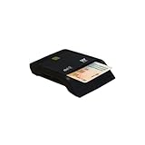 Woxter elektronische ID Reader Combo Black - DNIe Leser, ID 3.0, SD Cards, MMC, MS, MSPro, XD, SD Micro, etc. Kompatibel mit PC und MAC, PE26-025, Schwarz