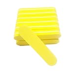 100Pcs Polieren Schleifen Dateien Block Pediküre Maniküre Pflege Nail art Puffer Polnischen Maniküre Pediküre Nagel Datei Werkzeuge(100pcs Yellow)