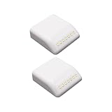 Ipetboom 2 STÜCK LED Schrankbeleuchtung mit Induktionssensor Leds Energiesparende Kabellose Unterbauleuchte Einfache Montage für Schrank Schublade Kleiderschrank und Flur Weißes Licht