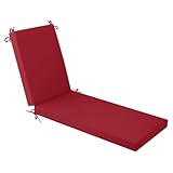 EXZFW Sonnenliege Auflage, Liegestuhl Auflages, Gartenliegen Auflagen, Polster Auflag e für Gartenliege, Lange Liegenauflage, Polsterauflage Liege, Polsterauflage für Sonnenliege,Red 20,183x53x3cm
