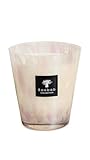 Baobab MAX16PW Pearls White Kerze, Kerzenwachs, 16 x 10 x 16 cm