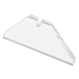 Angoily Acryl Messerständer Klarer Messerhalter Organizer mit Sicherem Stecksystem für Obst Sammlermesser Stabile Aufbewahrung für Küchenarbeitsplatten und Verkaufstresen