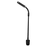 Supvox Xlr Dynamisches Schwanenhalsmikrofon mit Pin Xlr Stecker Flexibler Metallschlauch für Dj Konferenzen Bar Anwendungen und Bühnenauftritte Hohe Klangklarheit