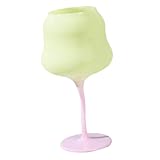 VICASKY Bunter Kristall goblet Weinglas Kreatives Trinkglas Leicht und Elegant Für Party und Haushalt