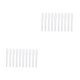 Artibetter 2 Sätze Studenten Malstift Schreibkladde Radierbare Filzstifte Liquid Chalks Regular Pen Size Marker Pens Schreibstifte Für Die Schule Tafelstift Plastik Weiß 10 Stück * 2
