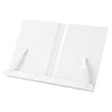 Buchständer, Buchständer | Verstellbarer Buchständer mit Seitenclip | Multifunktionaler Ständer für Zeitschriften, Tablets, Notenblätter, Aktenordner