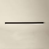 Minimalistische lineare LED-Deckenleuchte, moderne Deckenleuchte für den Flur, bündige Montage, Metall, schwarze lange Streifenbeleuchtung, weiße Büro-Deckenleuchte für Zuhause, Kücheninsel, Wohnzim