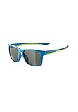 ALPINA FLEXXY COOL KIDS I - Flexible und Bruchsichere Sonnenbrille Mit 100% UV-Schutz Für Kinder, blue-lime, One Size