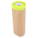 POPETPOP DIY Selbstklebende Kraftpapierrolle zum Abdecken von Möbeln und Boden Flexible Schutzfolie zum Lackieren Staubdicht und Vielseitig für Auto Sofa Teppich und Renovierung Geeignet