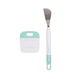 Craftelier - Spatel und Schaber Set : Unverzichtbare Werkzeuge für die Arbeit mit verschiedenen Scrapbooking und Bastelmaterialien wie Vinyl und Papier : Farbe weiß und türkis