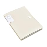 2 Stück A4-Dateiordner, Sichtbuch, 30/60 Seiten, transparente Einlage, Papier, Dokument-Organizer-Tasche, Schreibwaren, Büro, Schulbedarf(Beige 30 Pages)