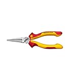 Wiha Langbeck-Rundzange Professional electric (26735) 160 mm Zange für Elektriker, VDE geprüft, stückgeprüft, stabil und robust