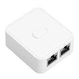 Gigabit Network Switch Effizient 2 in 1 Out Poe Extender Switch für Home Office Verwenden Sie Weißes ABS -Material