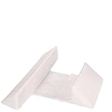 Ninesun Lagerungskissen Baby Seitenstützkissen Verstellbares Dreieckiges Seitenkissen für Neugeborene, Abnehmbares Waschbares Seitenschläferkissen Anti-Rollen für 0-12 Monate Säugling (Weiß)