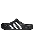 adidas Unisex Adilette Clogs RUTSCHEN, Core Black/Cloud White/Core Black, 46 EU