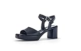 Gabor Damen Plateausandalen, Frauen Sandalen,Plateau-Absatz,Plateau-Sohle,Dicke Sohle,breite Sohle,hohe Sohle,Sommerschuhe,schwarz,40 EU / 6.5 UK