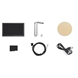 Osmond 7-IPS-Display, USB-Gehäuse, Sekundärer Bildschirm, RGB-Atmosphärenbildschirm 800 X 480 mit Tonaufnahmefunktion, Schwarz, Einfache Installation, Einfach zu Bedienen