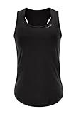 Winshape Damen Functional Light and Soft Tanktop Aet128ls, Ultra Style Trägershirt Cami Shirt, Schwarz, M EU