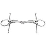 Sprenger SATINOX Schenkeltrense 14 mm einfach gebrochen - Edelstahl rostfrei, 115 mm Weite