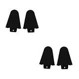 BESPORTBLE 2 Paare Fahrrad Cleats Schutzkappen aus Hochwertigem Gummi rutschfeste Pedalplatten Abdeckung für Rennrad und Mountainbike Schuhe Einfach zu Montieren Schützt Cleats und Erhöht