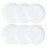 Luminarc Diwali Dessertteller, Opal, 19 cm, Weiß, 6 Stück
