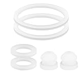 Ersatz für Becherdeckeldichtung – Dichtungen aus lebensmittelechtem Silikon für Flaschenhüllen, auslaufsichere Strohhalme | Universal Fit Set 14