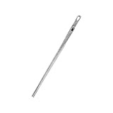 Shntig Ergonomische Zwei-Loch-Nähnadel mit Spitze für Handarbeit, Bekleidungsherstellung und Reparaturen zu Hause, Doppelloch-Ledernadel