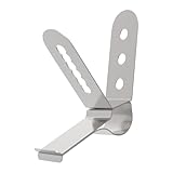 Weqizuerqi Zange für Temperaturfühler – Sondenzange für Fleisch, 3 Löcher | Befestigungen aus Edelstahl für Küche, Grill, Ofen, Haus, Outdoor, Camping, Kochen