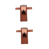Angoily 2 Stück Holzhobel Werkzeug Kleiner Besäumhobel Flachhobel Holzbearbeitungshobel Hobelmaschine Für Holz Woodcraft Kleiner Hobel Zimmermannshobel 65 Mio Brown