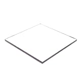 1,5 mm Dicke, Transparente Polycarbonatplatten, 100 cm Kunststoffplatten, Gewächshausplatten, Transparente Kunststofffolie für Heimwerkerprojekte, Bilderrahmen, Vitrinen(100x800cm/3.3x26.2ft)