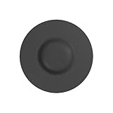 Villeroy & Boch - Manufacture Rock Pastateller 28 Cm, Schiefer Optik, Teller Schwarz, Tief, Für Pasta, Nudelteller, Suppenteller, Speiseteller, Essteller, Geschirr, Keramik, Premium Porzellan