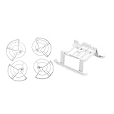 SUPVOX Propellerschutz und Landebeine für Drohne Erhöhte Landefüße Leichter Stoßfester Rotorschutz Sicherer Schutzring Zubehör für Verbesserten Flug