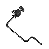 INOOMP Jagdkamera Stand Kamera wandhalterung Kamerahalter für den Außenbereich Kameraklasse Monitorständer Kamera Außenmontagehalterung Kamerastandwand Metall Black