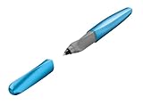 Pelikan Tintenroller Twist, universell für Rechts- und Linkshänder, Frosted Blue, 1 Stück