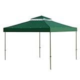 Ersatzabdeckung für Pavillon, doppellagig, Pavillondach mit Schattenabdeckung, 3 x Hartdach für den Außenbereich, Grill, Garten, Hof