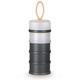 Vicloon Milchpulver Portionierer, Stapelbare Babynahrung Säuglingsnahrung,4 Lagiger MilchPulver Spender, Formel Milchpulver Zufuhr Tragbare, Säuglingsnahrung Kasten für Reise im Freien