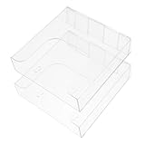 Hemobllo 2Stücke Wandmontierter Acryl Broschürenständer und Zeitungshalter für Büro und Zuhause Vielseitig Einsetzbar für Dokumente und Poster Robust und Transparent