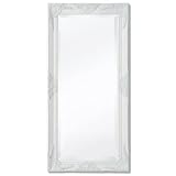 vidaXL Wandspiegel Barock-Stil 100x50cm Garderobe Spiegel Badspiegel Flur