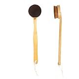 Auto-Hecken-Applikator -Backen - Bürste mit langem Griff | Schmelzapplikator Tan | Abnehmbarer Griff Tragbarer breiter Kopf Bräunung | Hinterkopfbürste Zubehör für