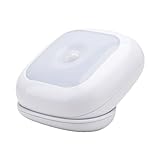SAFIGLE LED Sensor Nachtlicht mit Magnetbefestigung Batteriebetriebenes Stimmungslicht für Schlafzimmer Flur Schrank Sanfte Flackerfreie Beleuchtung Einfache Montage als Nachtlampe und