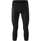 Gonso Radhose Essential Tight 5/6 M Herren mit Sitzpolster, atmungsaktive Radlerhose Tight Fit