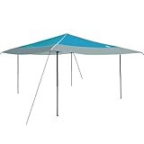 vidaXL Outdoor Party/Event Zelt in Blau 400 x 400 x 227/236/245 cm – schneller Aufbau, aus strapazierfähigem Oxford-Gewebe. Geräumiges und modernes Design für den Garten oder die Terrasse