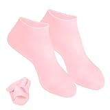 Silikonsocken für trockene, rissige Füße, feuchtigkeitsspendende Damen-Socken aus Silikon, feuchtigkeitsspendend, für die Haut, Spa-Pflege von La U für Kollegen