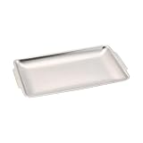 Servierplatte aus 304 Edelstahl mit flachem Boden, Outdoor-Grillplatte, Mehrzweck-Kochplatte