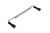 Ochsenkopf Zugmesser, Durchgenietetes Heft, Klingenlänge: 25 cm, Gewicht: 4,5 kg, silber