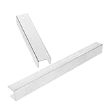 WEKAMOS 2 Stück Teiliges Türschutzgitter mit Verstärkten Rillen Kindersicherung für Treppen und Haustiere Einfache Montage ohne Werkzeug Kompatibel mit Kindergittern Langlebige