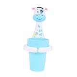 Mobestech 1 Satz Zahnbürstenhalter für Tiere Zahnstocher Zahnbürstenhalter für Badezimmer Storage Shelves Storage Shelf Badezimmer Zahnputzbecher Zahnbürstenhalter für die Wand Plastik Blue
