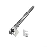 CYRENT Spatenbohrer-Set, 15–45 mm/22–76 mm, verstellbares Spaten-Bit-Werkzeug, weitreichendes flaches Holzbearbeitungsbohrer-Set, mit verstellbarem Spaten-Werkzeug mit Sechskantschlüssel (15–45 mm)