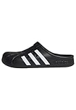 adidas Unisex Adilette Clogs RUTSCHEN, Core Black/Cloud White/Core Black, 46 EU